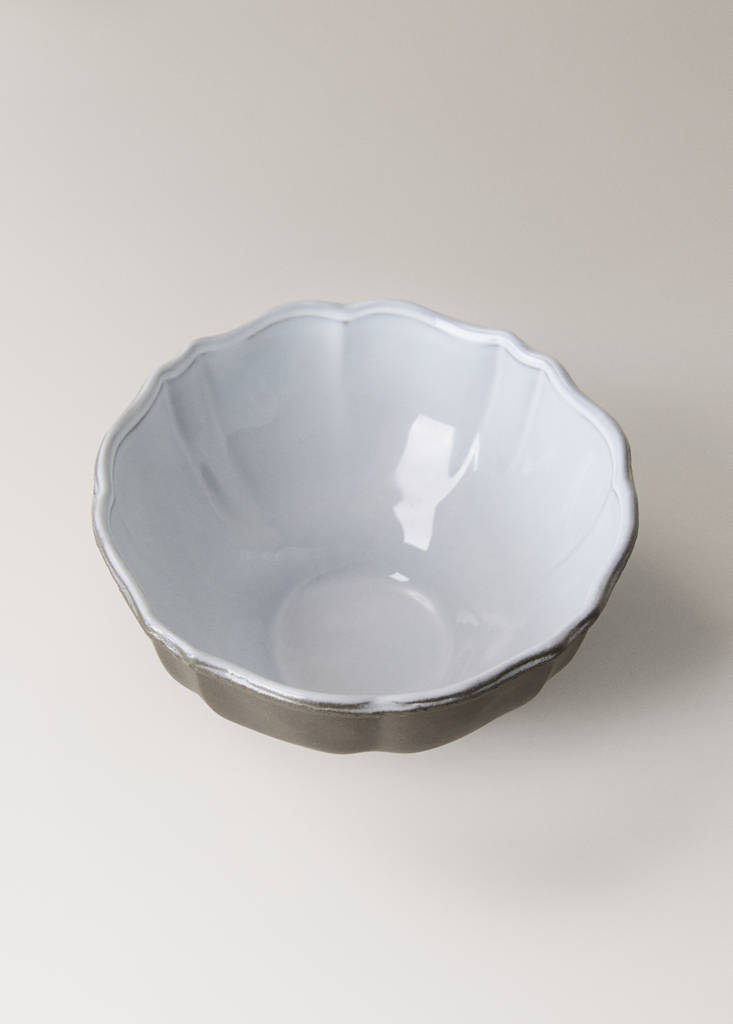 Small recycled stoneware bowl — Light/Pastel Grey