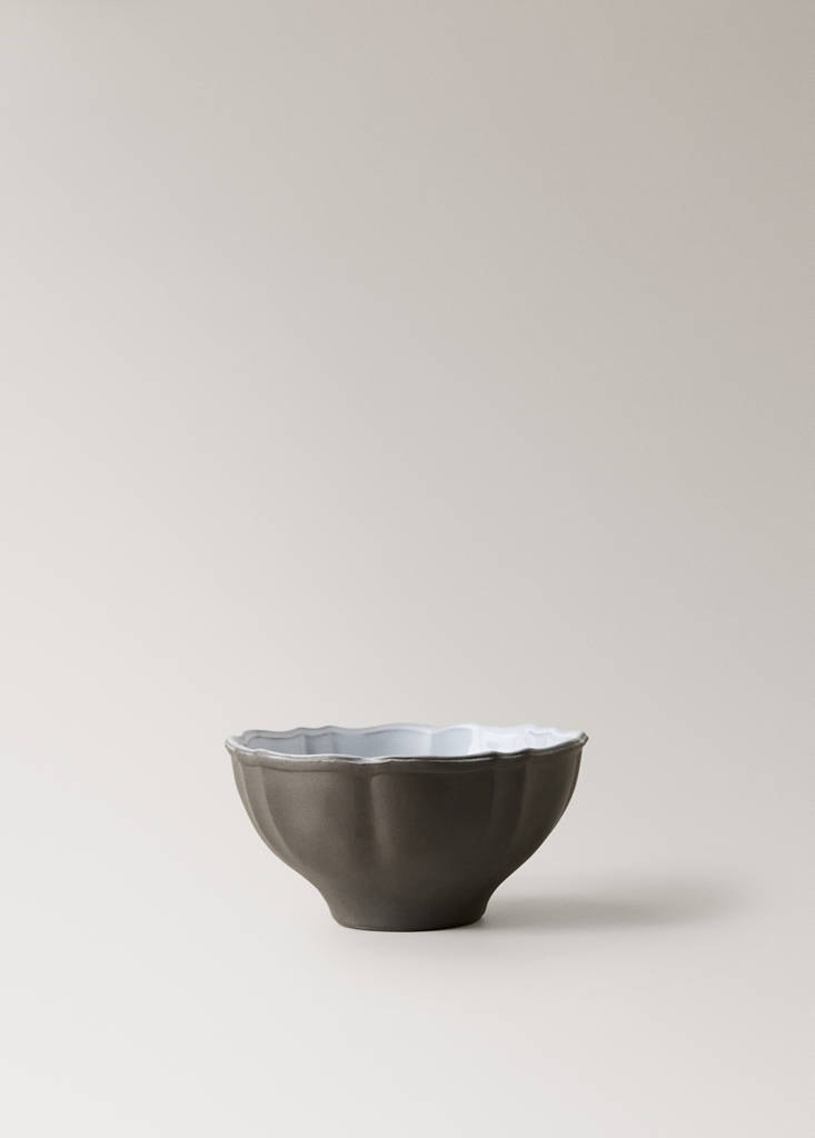 Small recycled stoneware bowl — Light/Pastel Grey