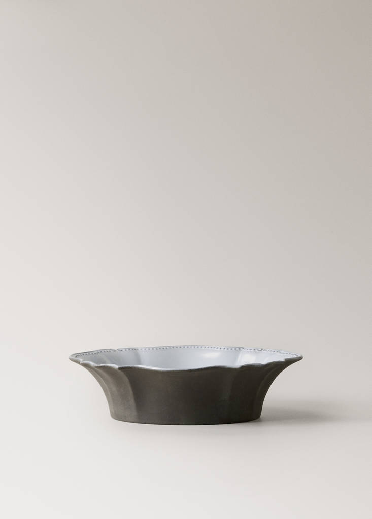 Large recycled stoneware bowl — Light/Pastel Grey