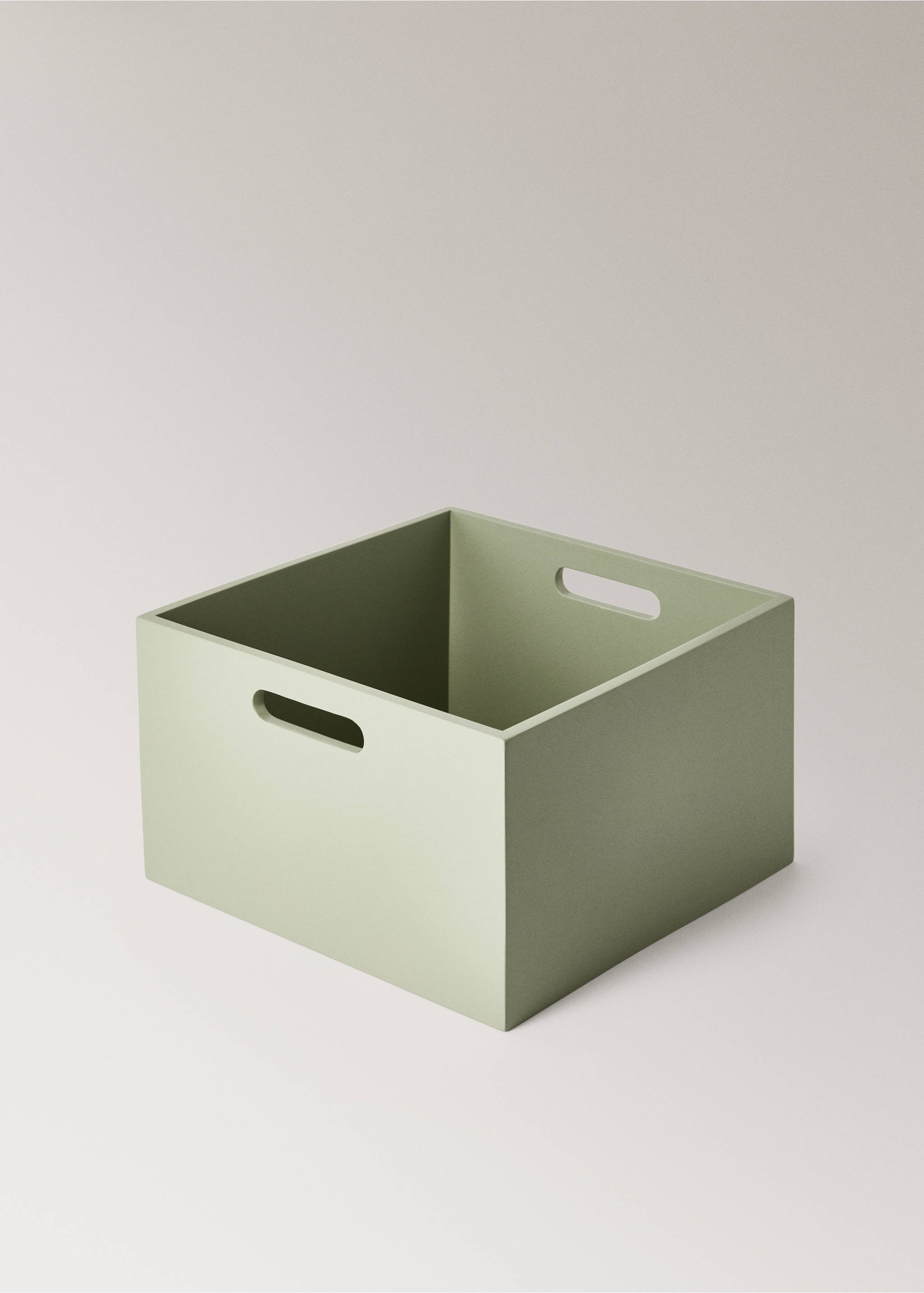 Large coloured children’s box - Details of the article 1, Pastel Green. Ref: 37104805-00.