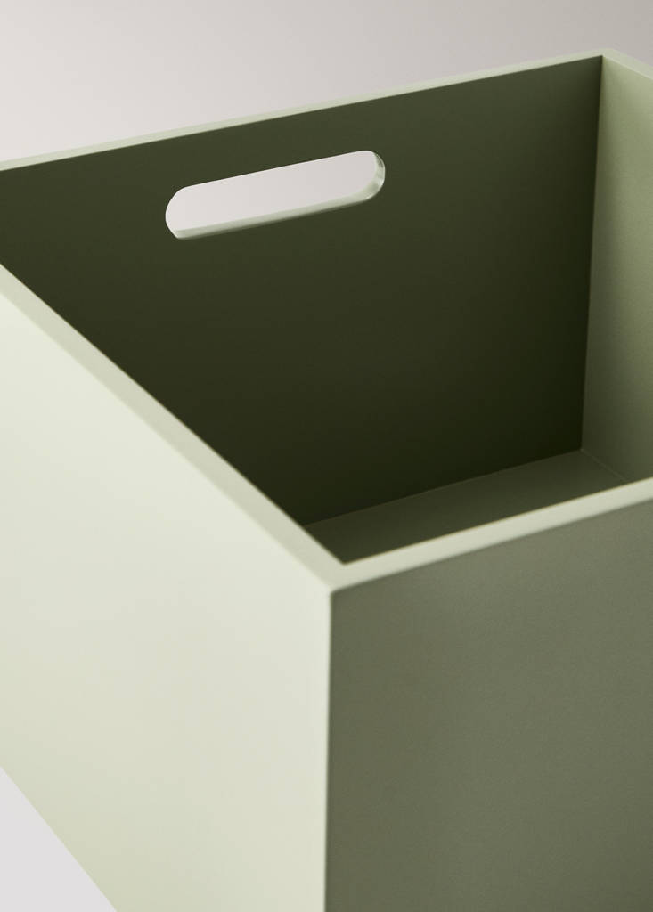 Large coloured children’s box — Pastel Green