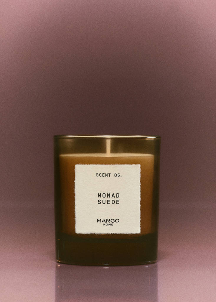 NOMAD SUEDE scented candle 200 g — Brown