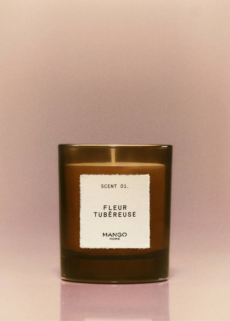 FLEUR TUBÉREUSE scented candle 200 g — Brown