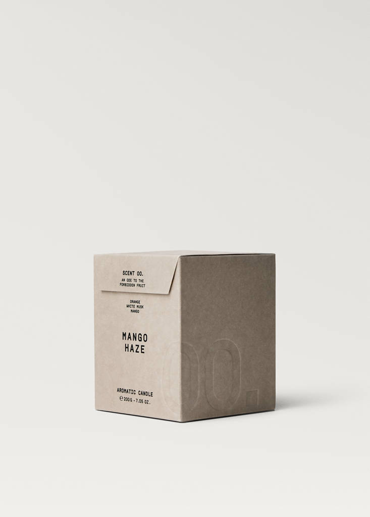 MANGO HAZE scented candle 200 g — Brown