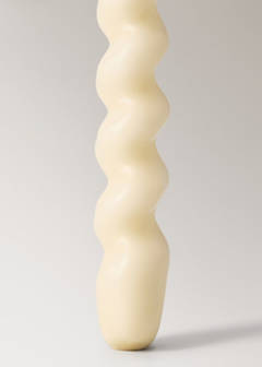 Tall decorative candles with spiral design — Off White 3