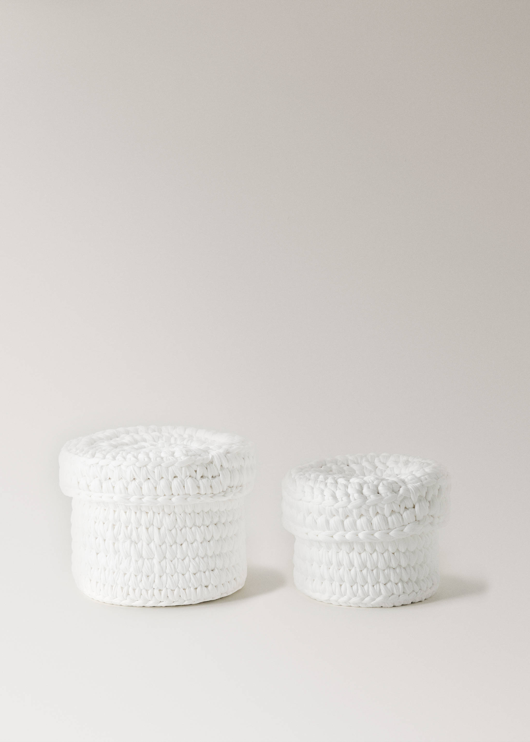 Medium round basket with lid - Details of the article 3