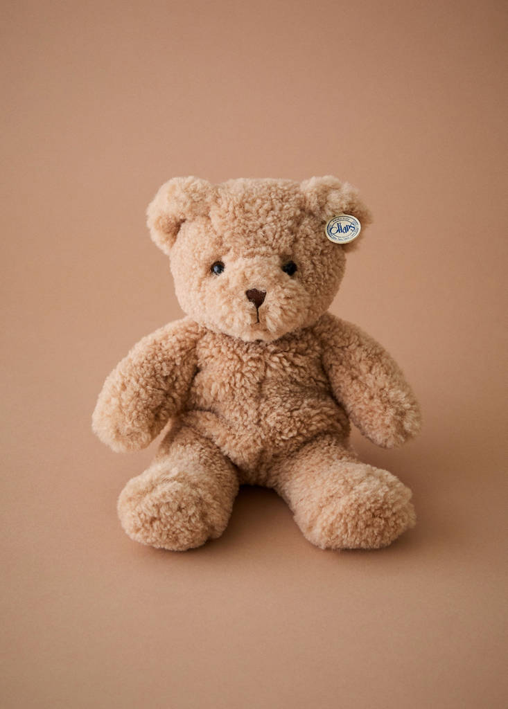 Gus teddy bear — Ecru