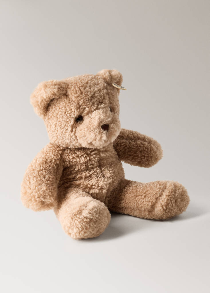 Gus teddy bear — Ecru