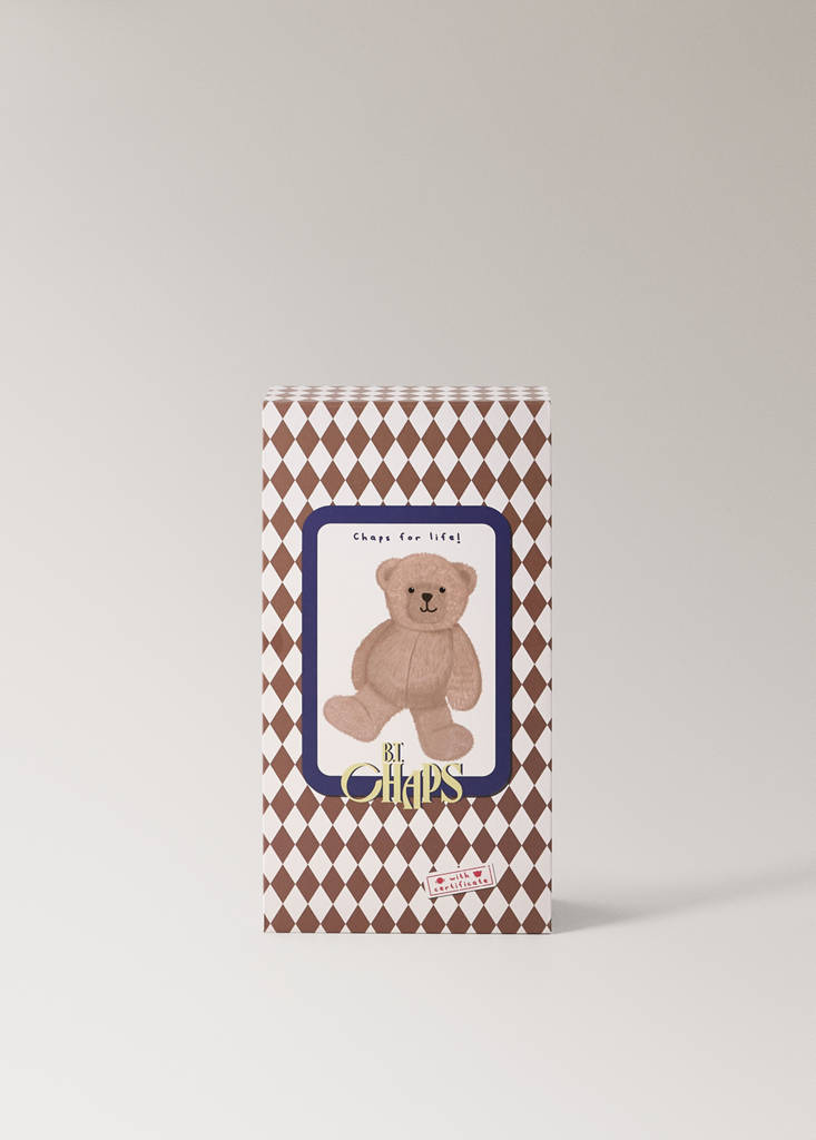 Gus teddy bear — Ecru