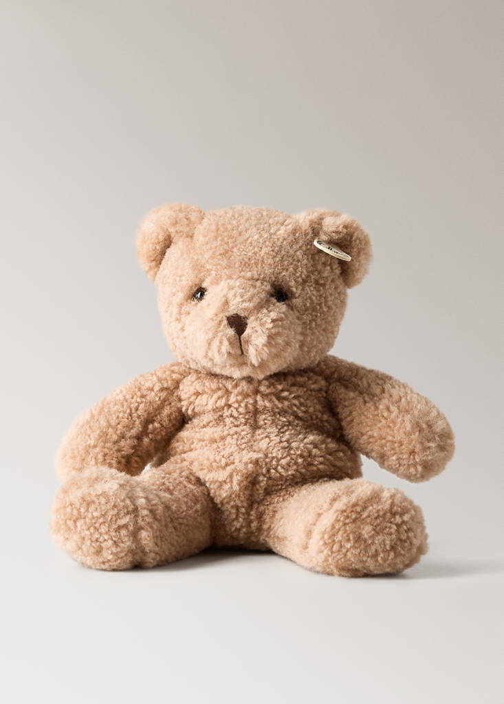 Gus teddy bear — Ecru