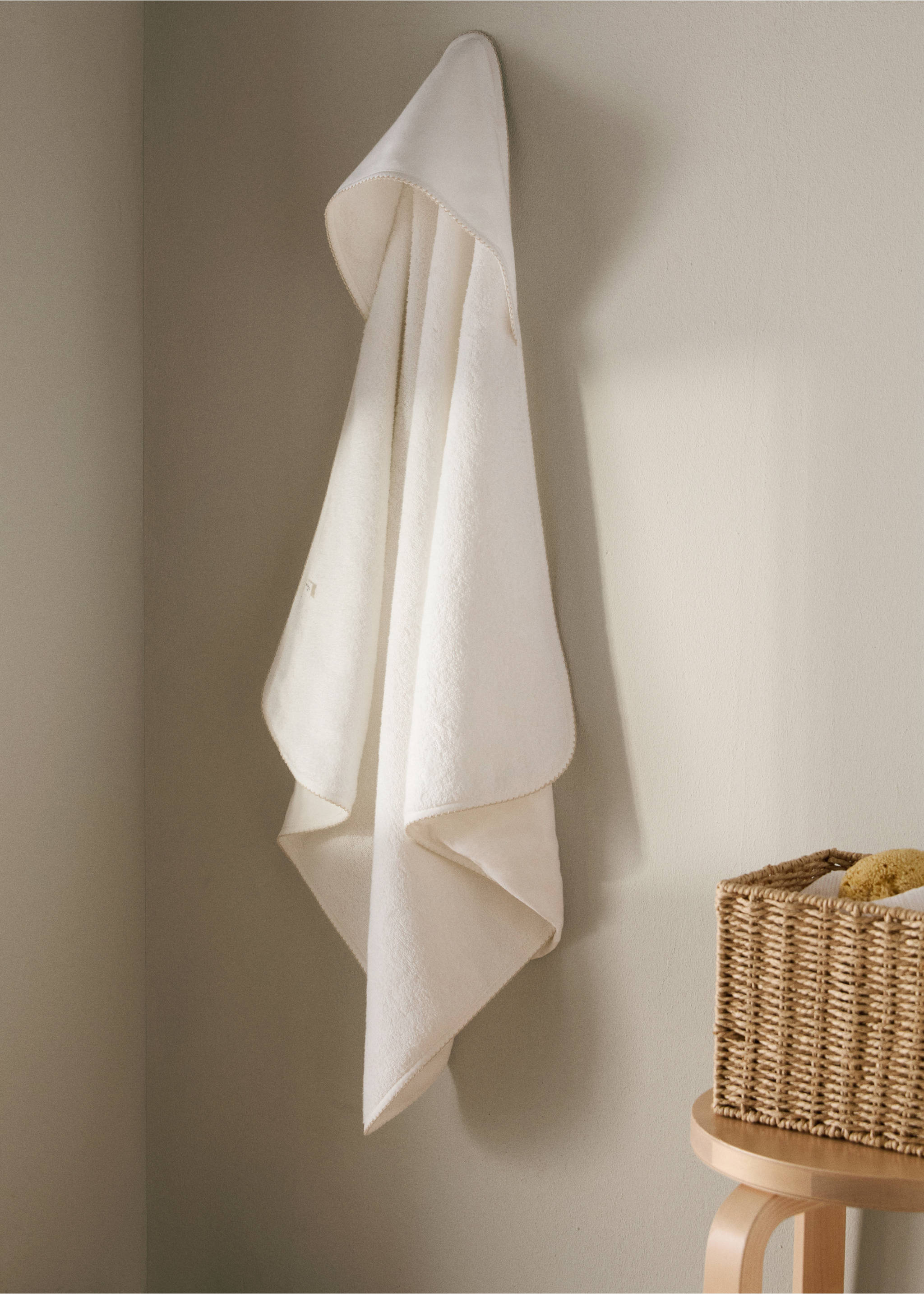Children's bath poncho - General plane, Medium Brown. Ref: 37121639-00.
