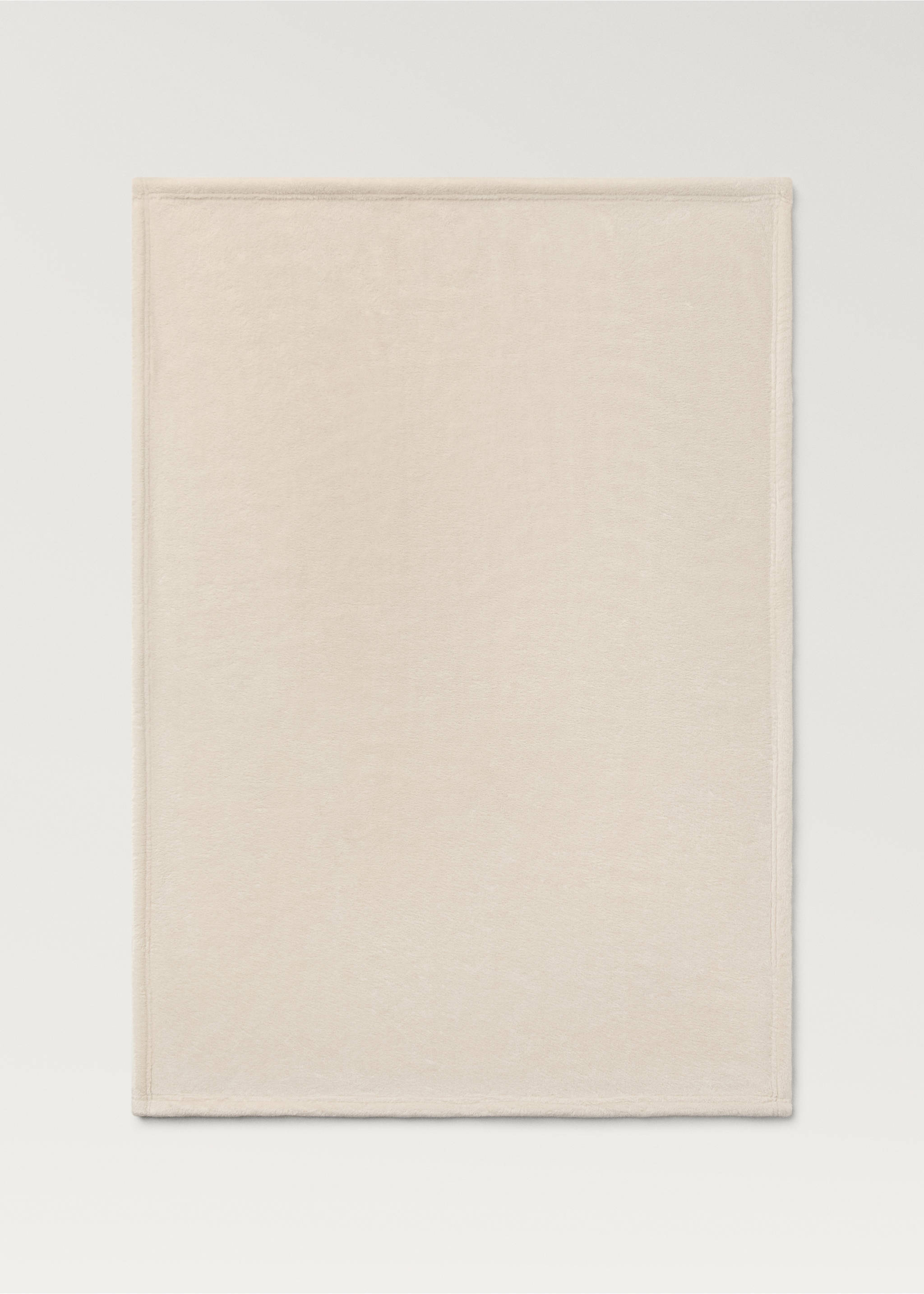 Children's fleece blanket - Details of the article 3, Sand. Ref: 37123328-00.