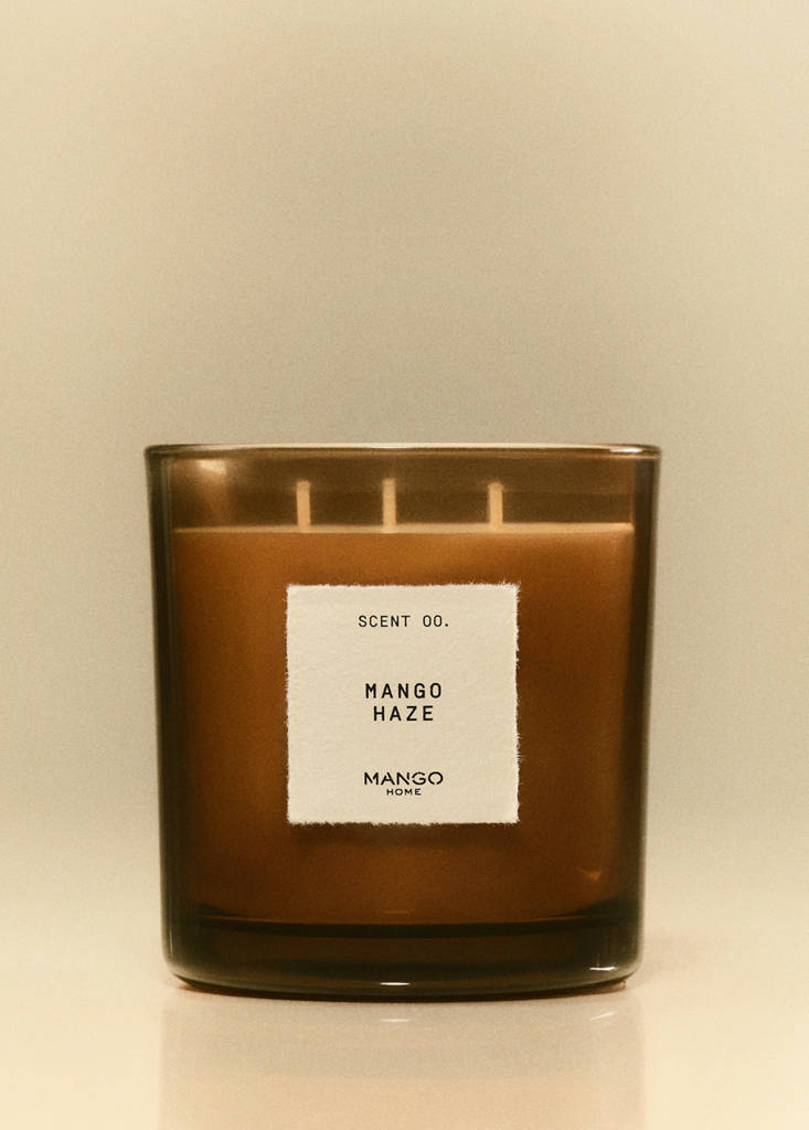 MANGO HAZE scented candle 500 g — Brown