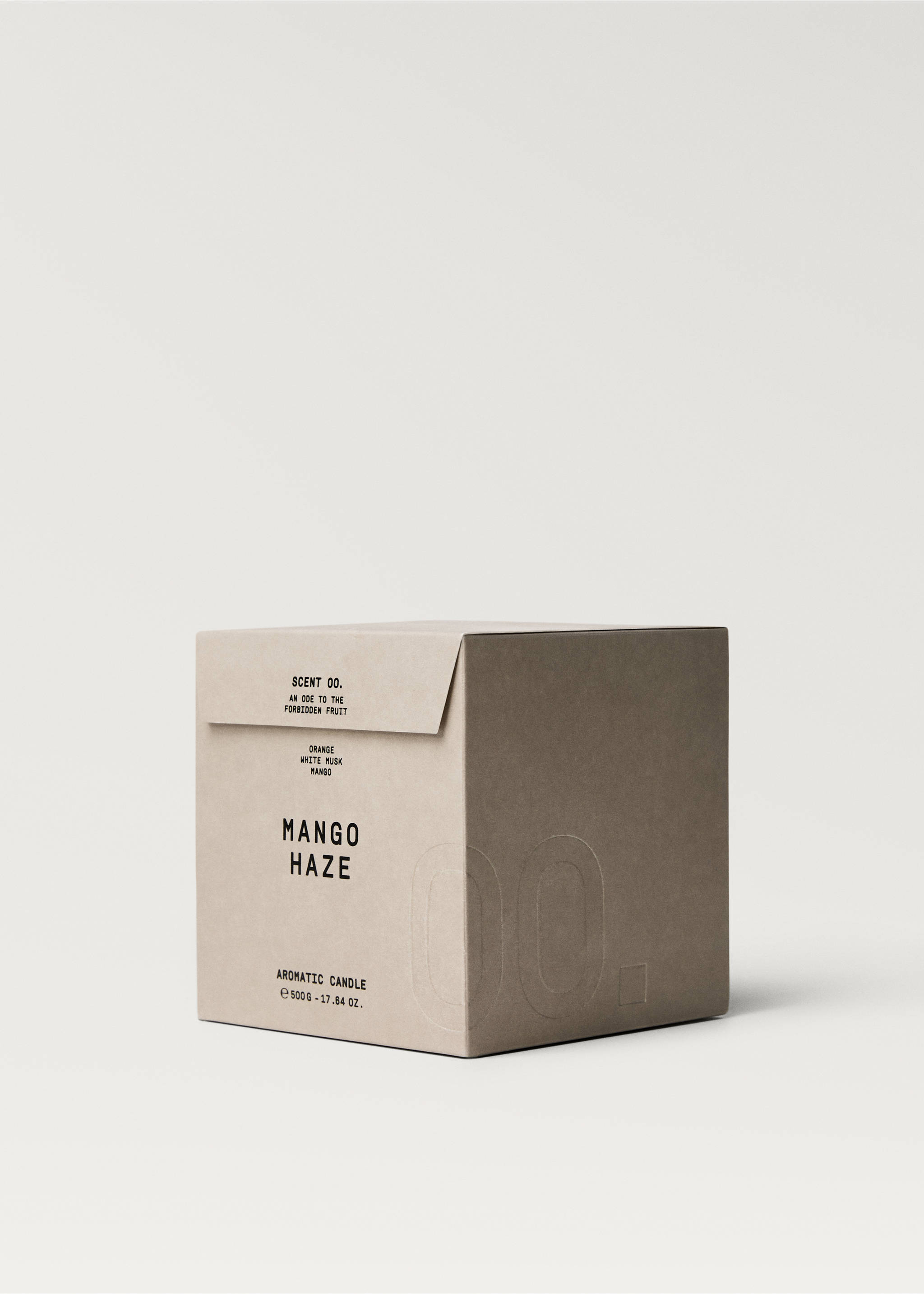 MANGO HAZE scented candle 500 g - Details of the article 2, Brown. Ref: 37123353-00.