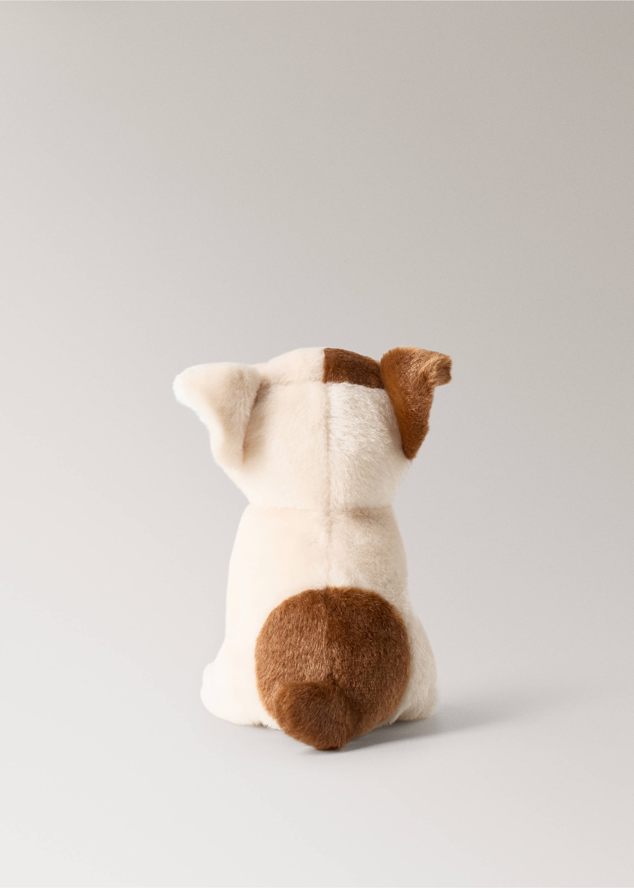 Bertha stuffed dog - Details of the article 3, Ecru. Ref: 37127937-00.