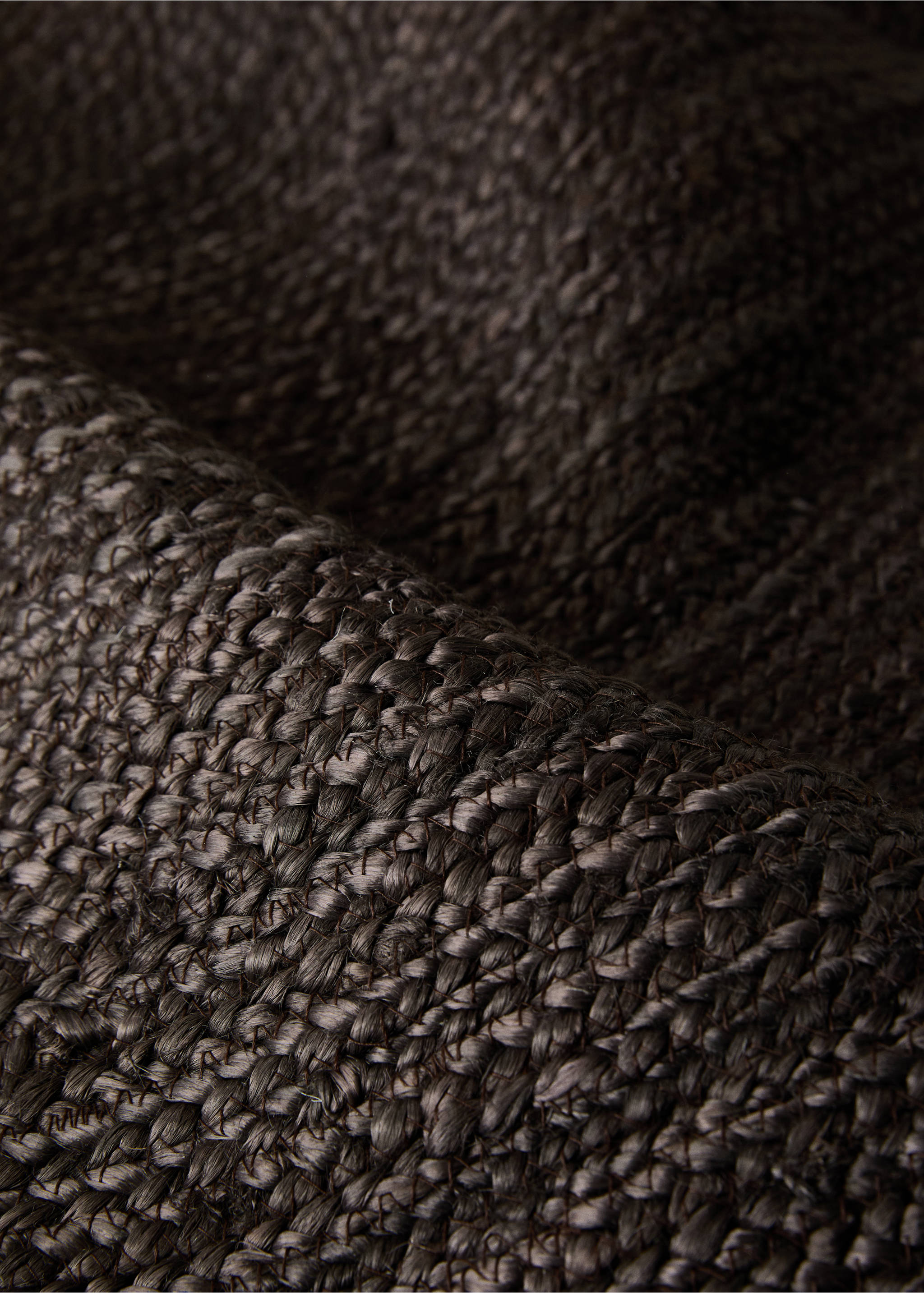 Jute rug - Details of the article 2, Brown. Ref: 37133332-00.