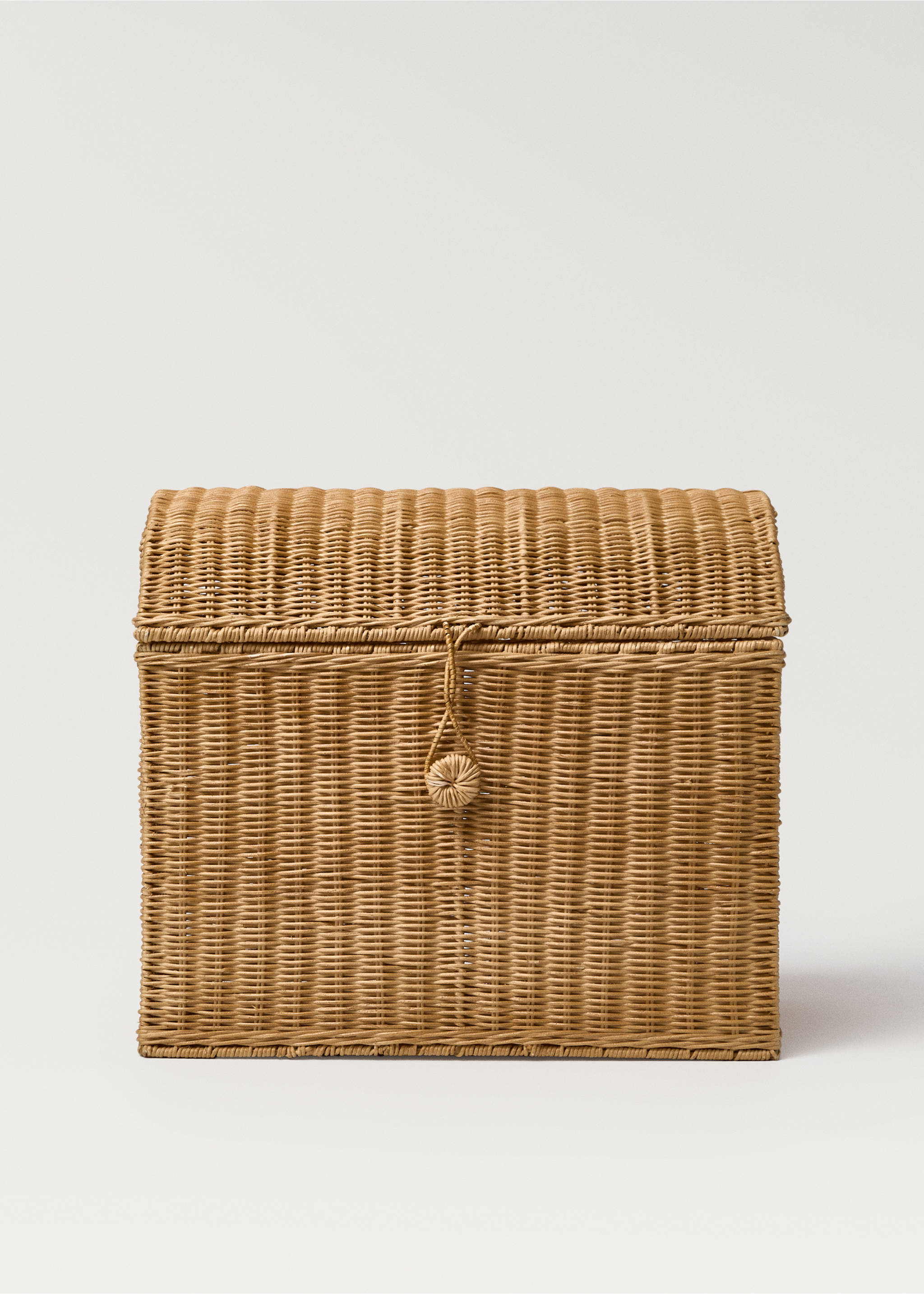 Medium rattan basket trunk - Article without model, Brown. Ref: 37133334-00.