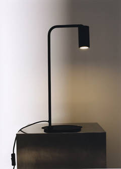 Metal table lamp with spotlight — Black 5
