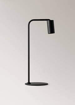 Metal table lamp with spotlight — Black 6