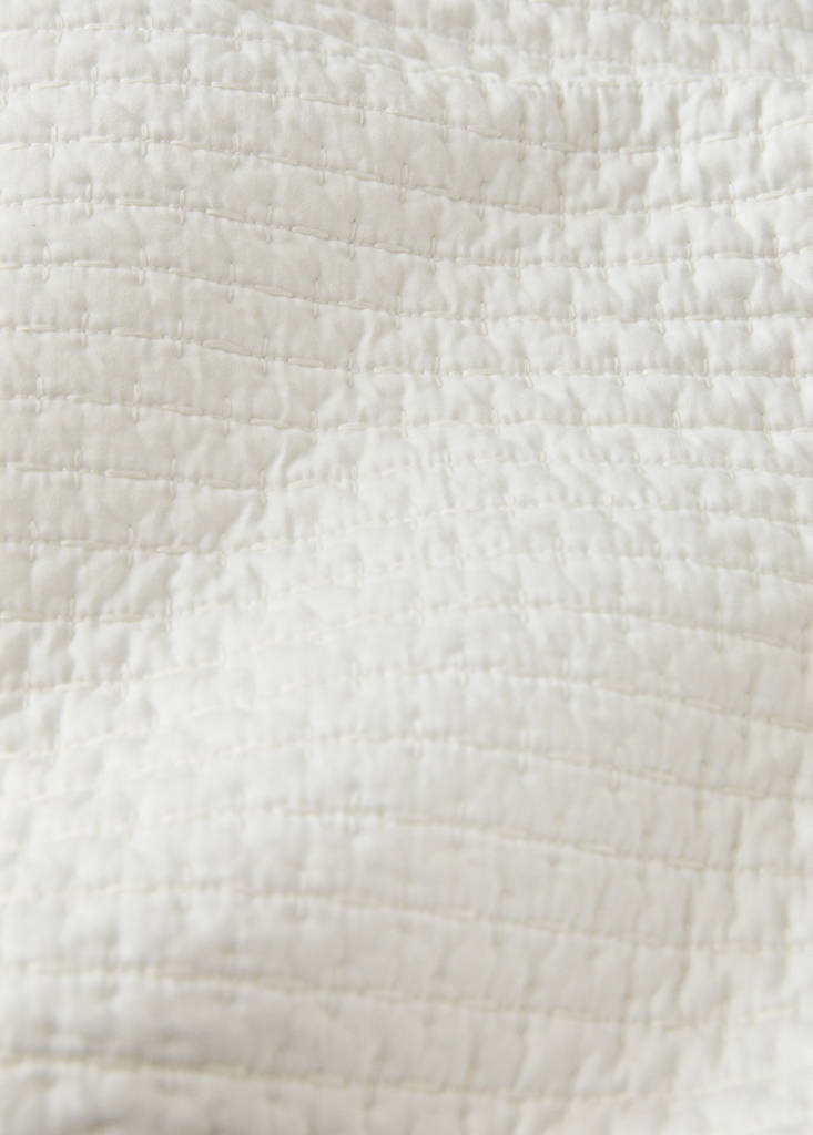 Satin-Steppdecke für 130/150 cm Bett — Ecru