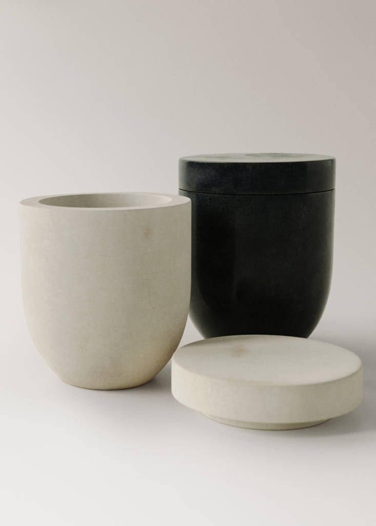 Marble salt and pepper mills — Light/Pastel Grey