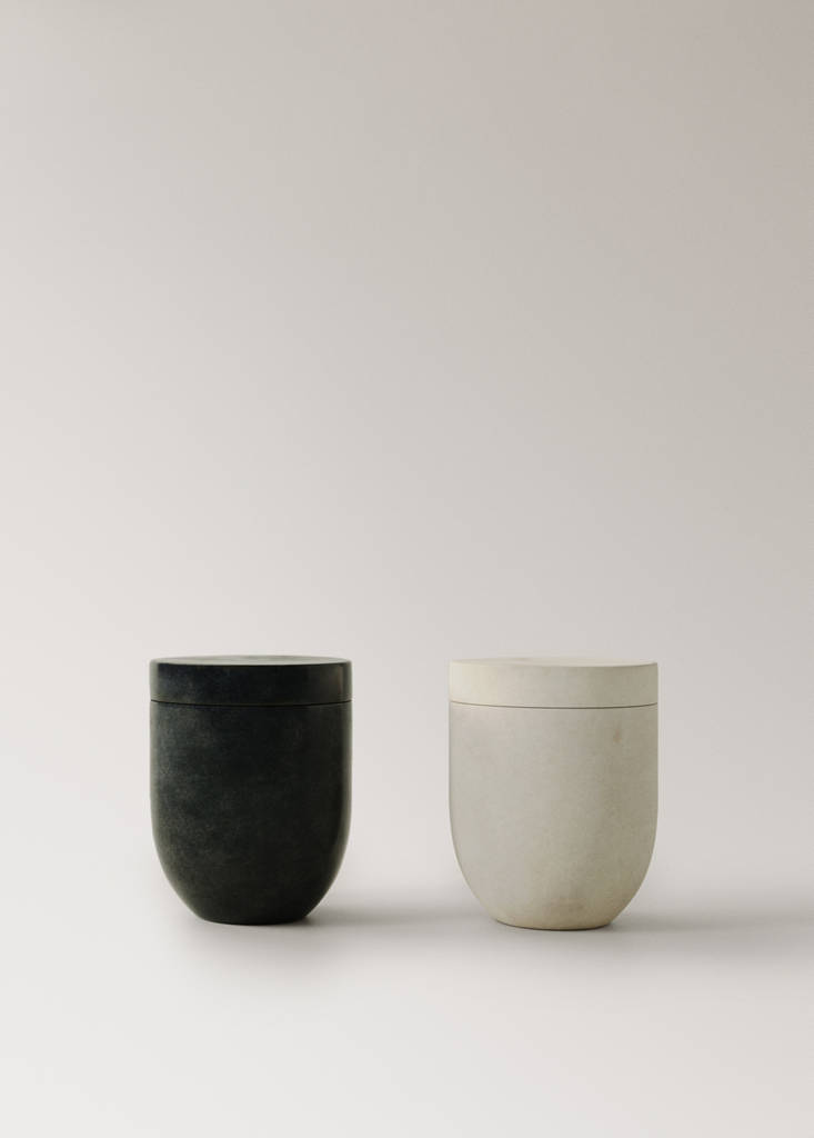 Marble salt and pepper mills — Light/Pastel Grey