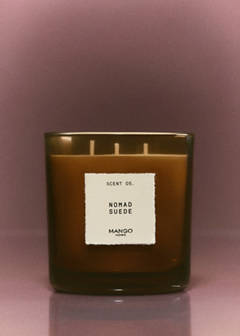 NOMAD SUEDE scented candle 500 g — Brown 1