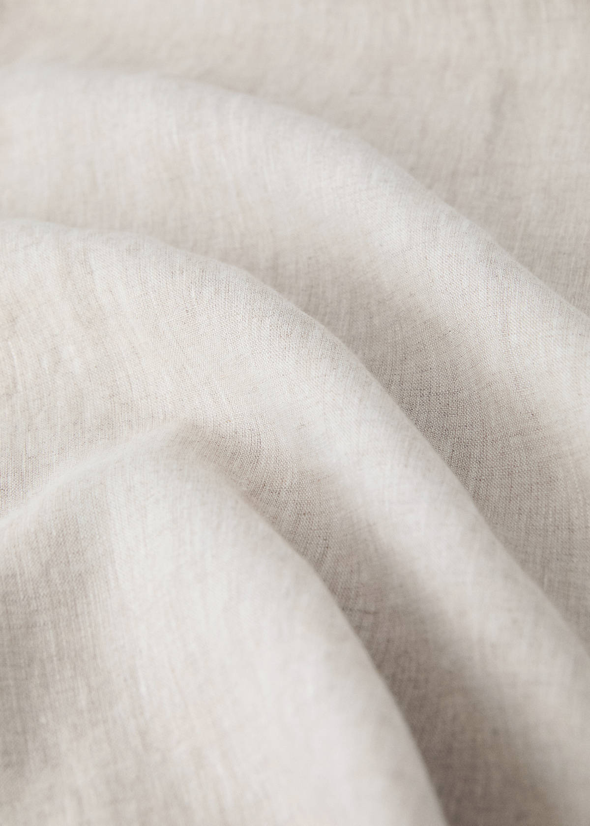 Washed linen children's duvet cover for 90 cm bed — Beige