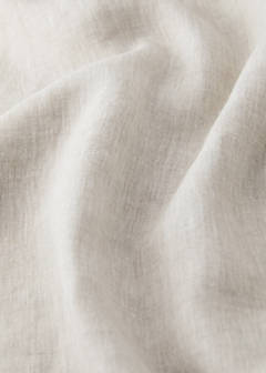 Washed linen children's fitted sheet for 90 cm bed — Beige 2