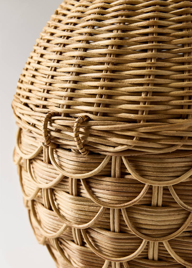 Rattan owl children’s basket — Brown