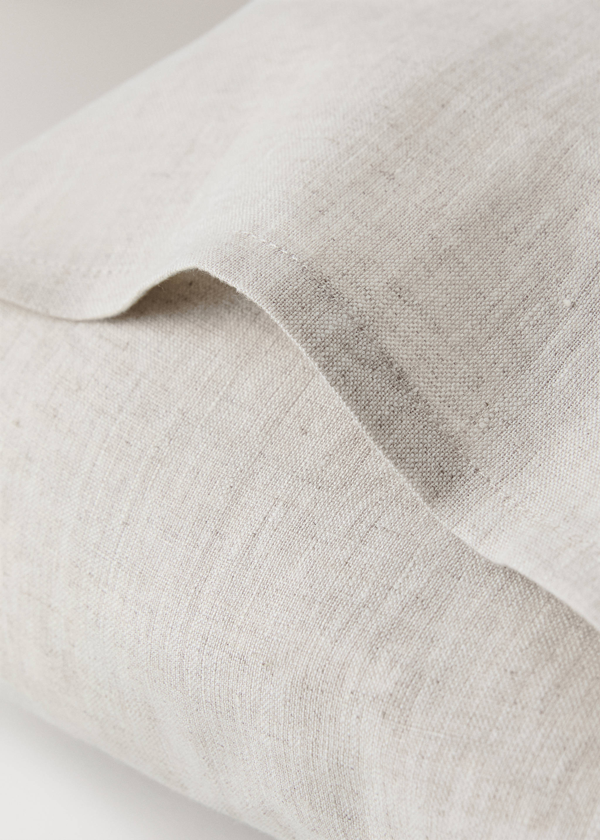 Washed linen pillowcase with hemstitch 30x50 cm - Details of the article 2