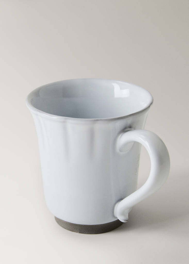 Recycled stoneware coffee cup — Light/Pastel Grey