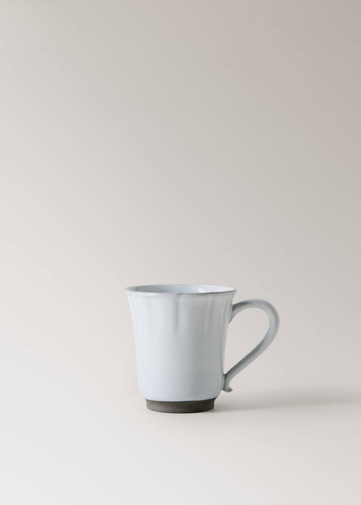 Recycled stoneware coffee cup — Light/Pastel Grey