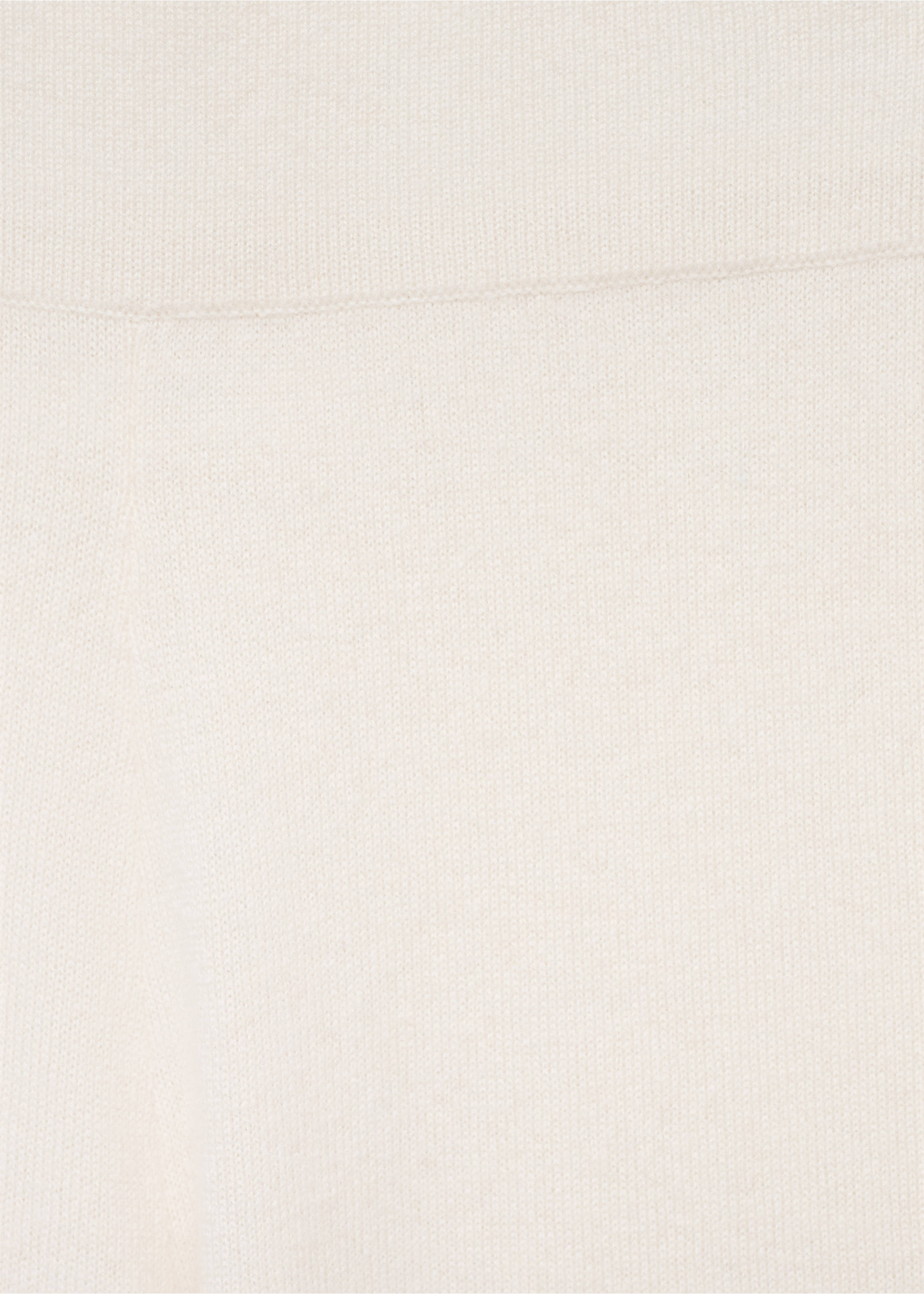 Pantalon 100 % cachemire - Détail de l'article 8, Blanc cassé. Ref: 37183326-00.