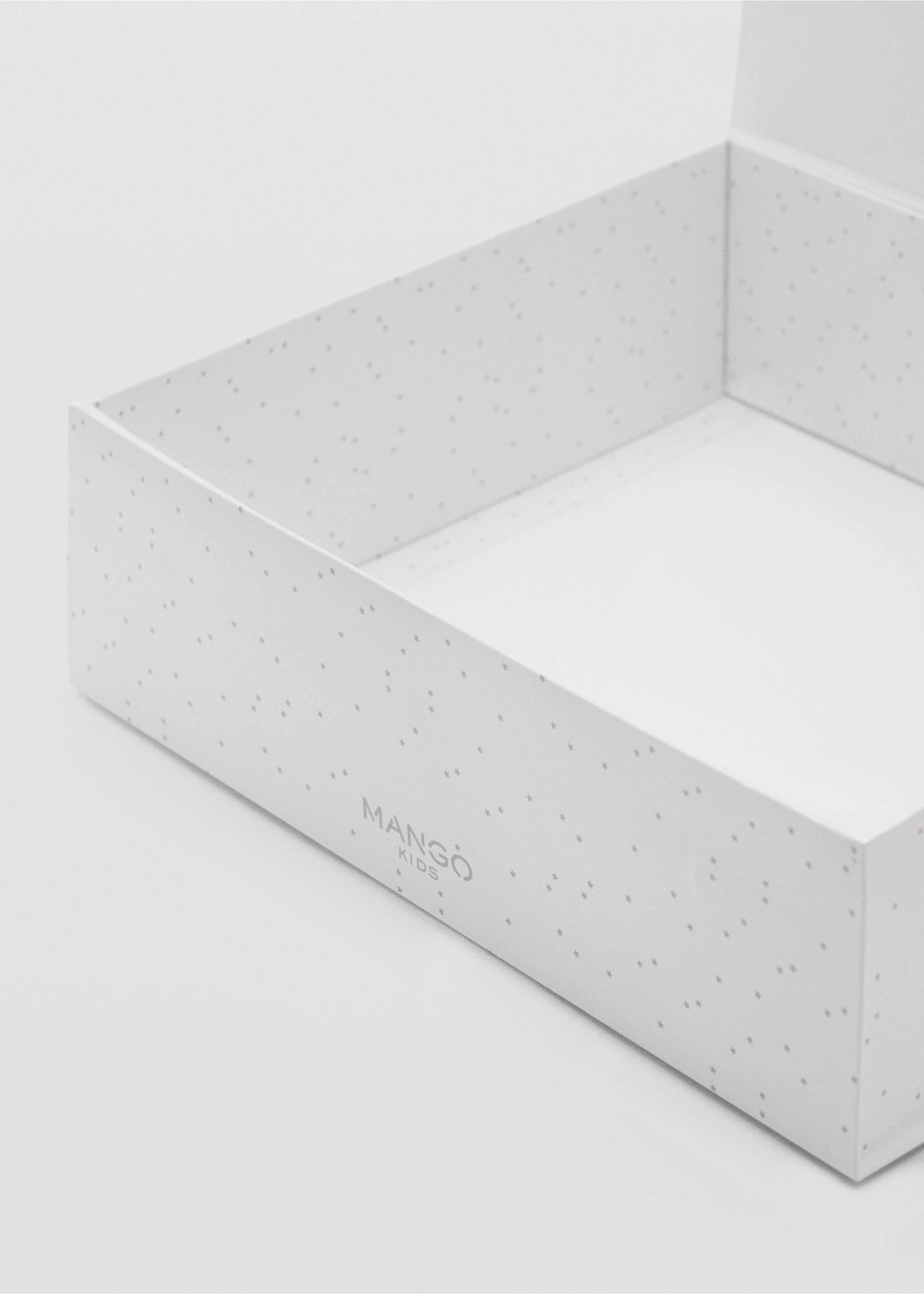 Gift box - Details of the article 1, White. Ref: 37191552-00.