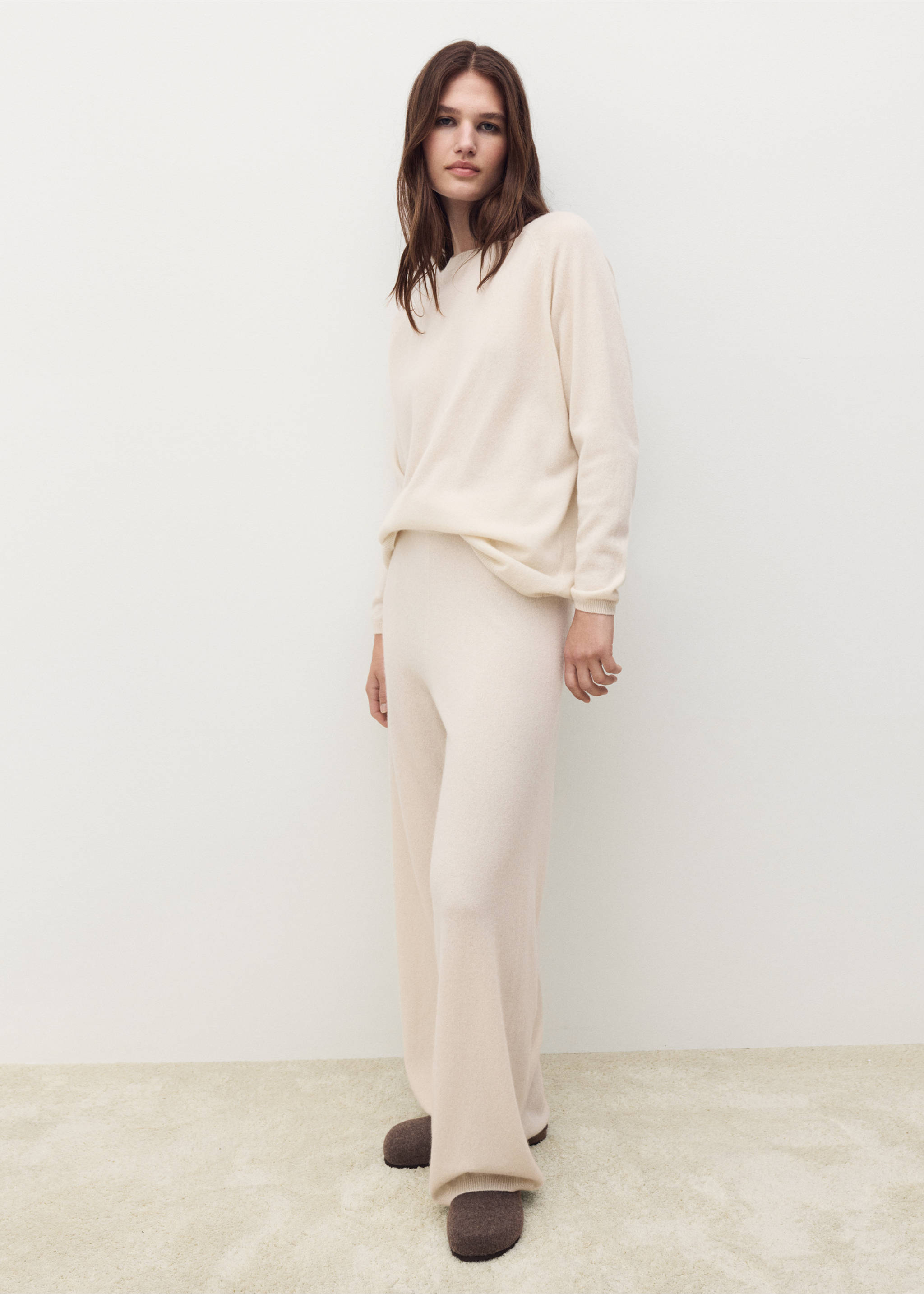 100% cashmere sweater - General plane, Off White. Ref: 37193325-00.