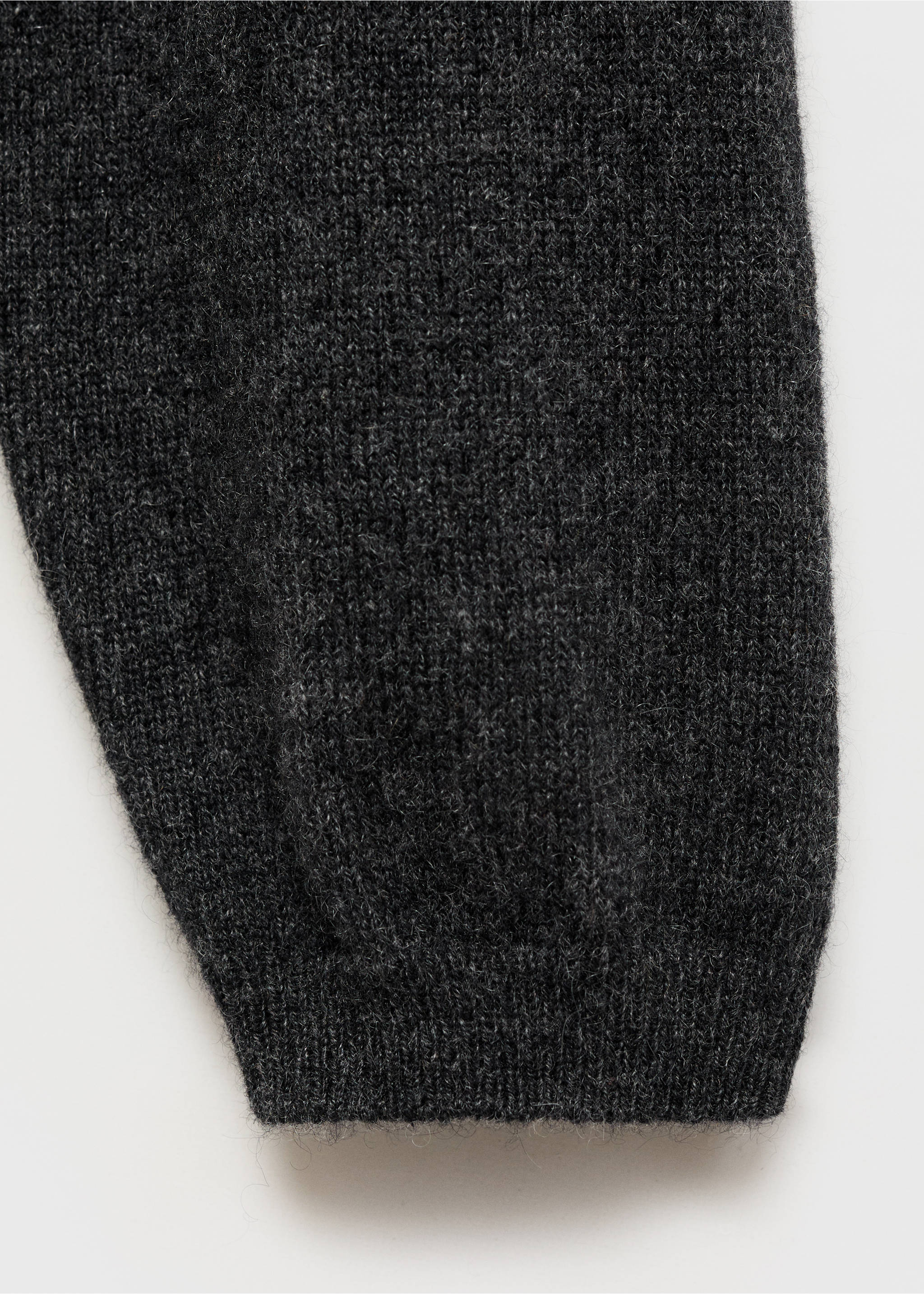 100% cashmere sweater - Details of the article 0, Charcoal. Ref: 37193325-00.