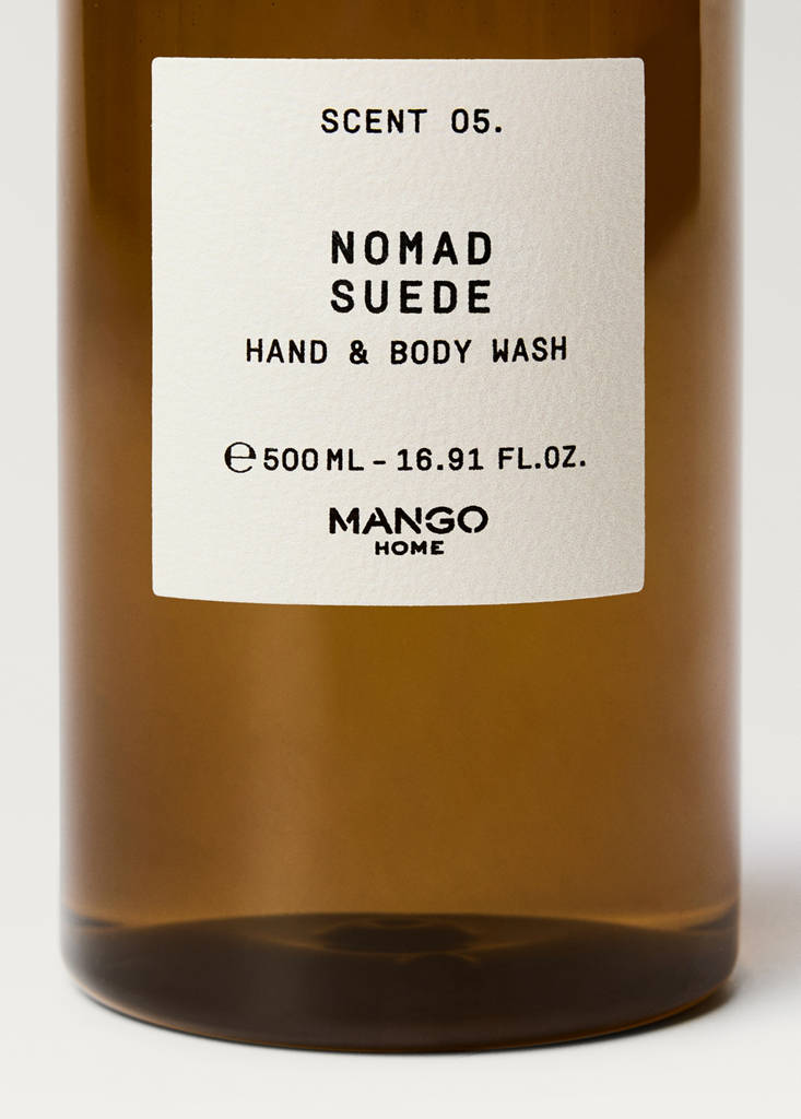 NOMAD SUEDE liquid soap 500 ml — Brown