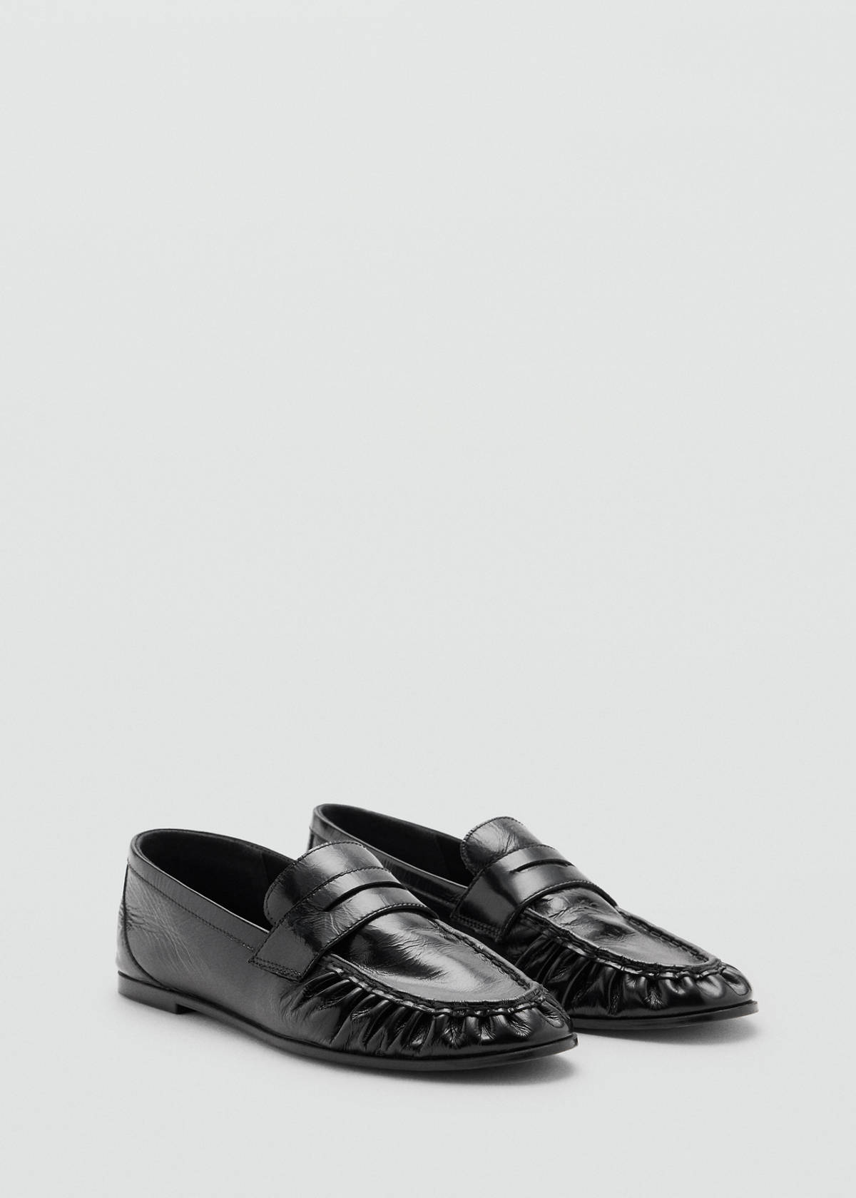 Nappa leather loafer — Black