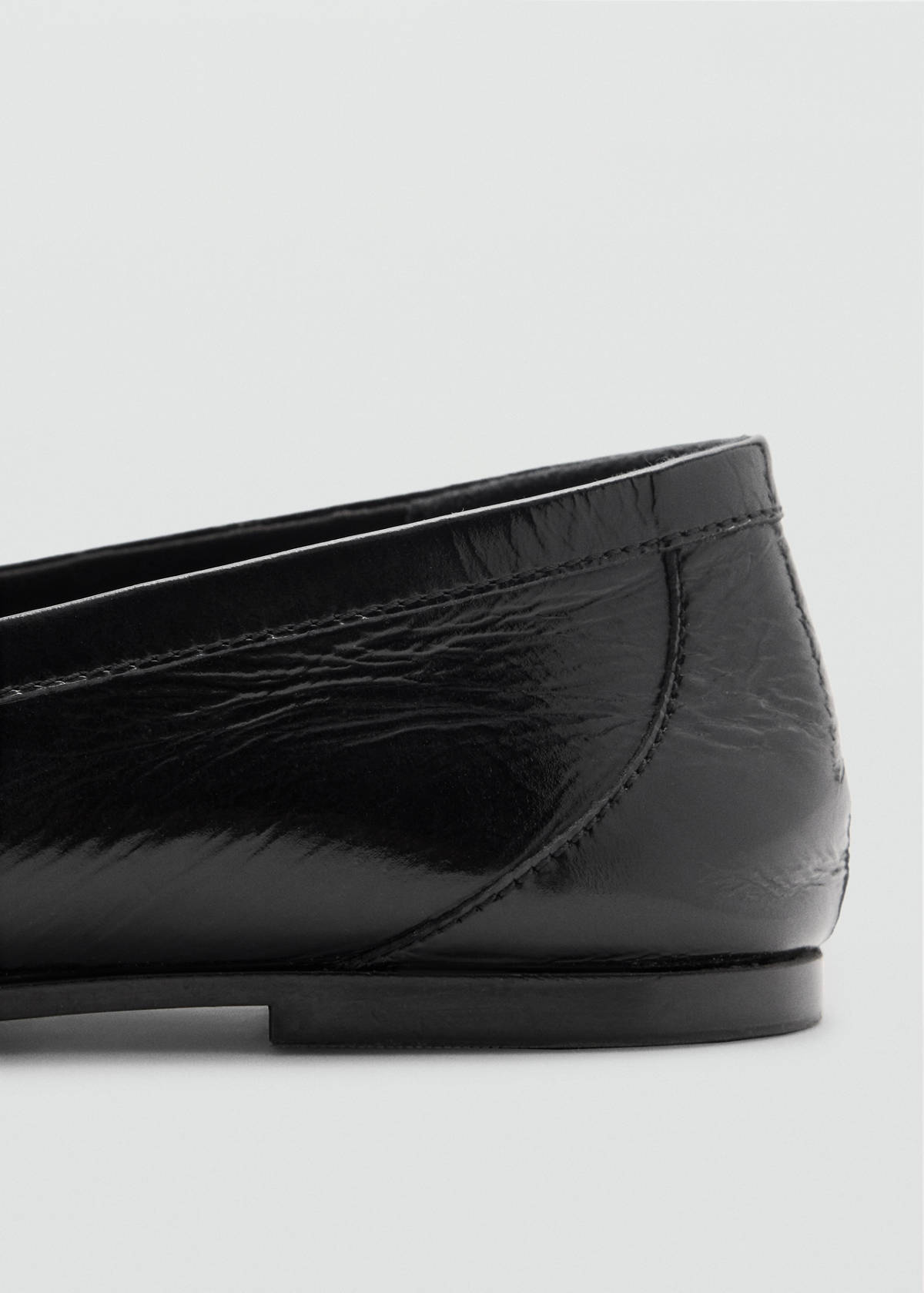 Nappa leather loafer — Black