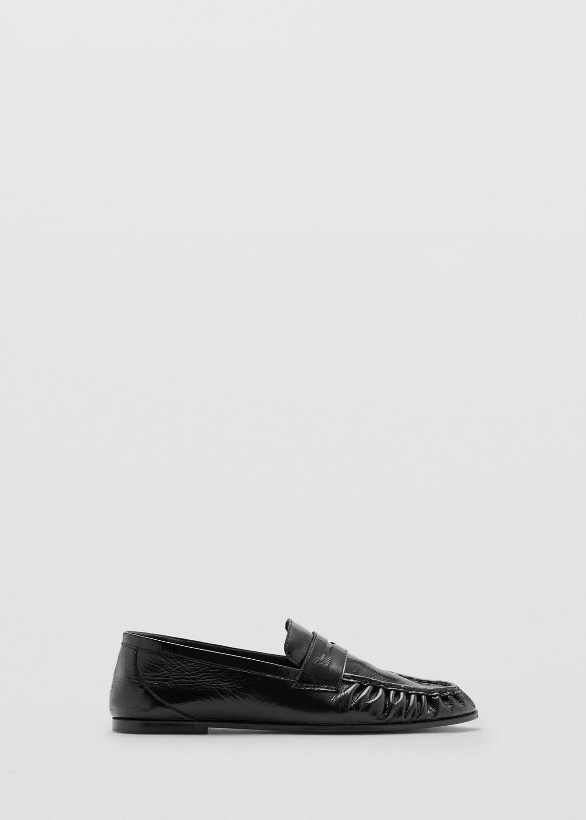 Nappa leather loafer — Black