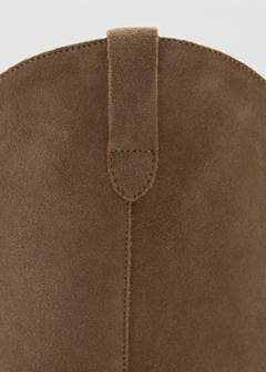 Cowboy suede boot — Medium Brown 6