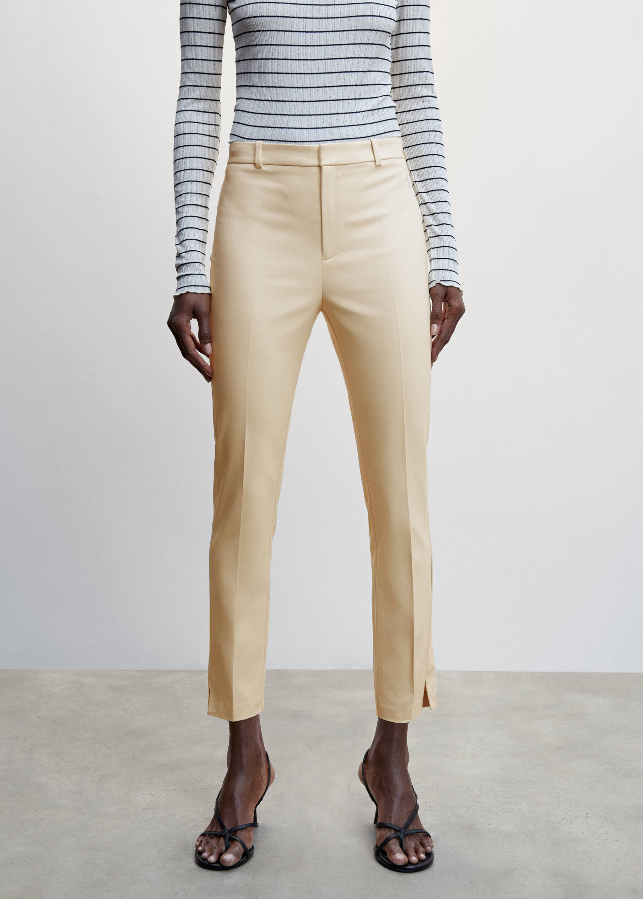 Skinny suit trousers - Medium plane