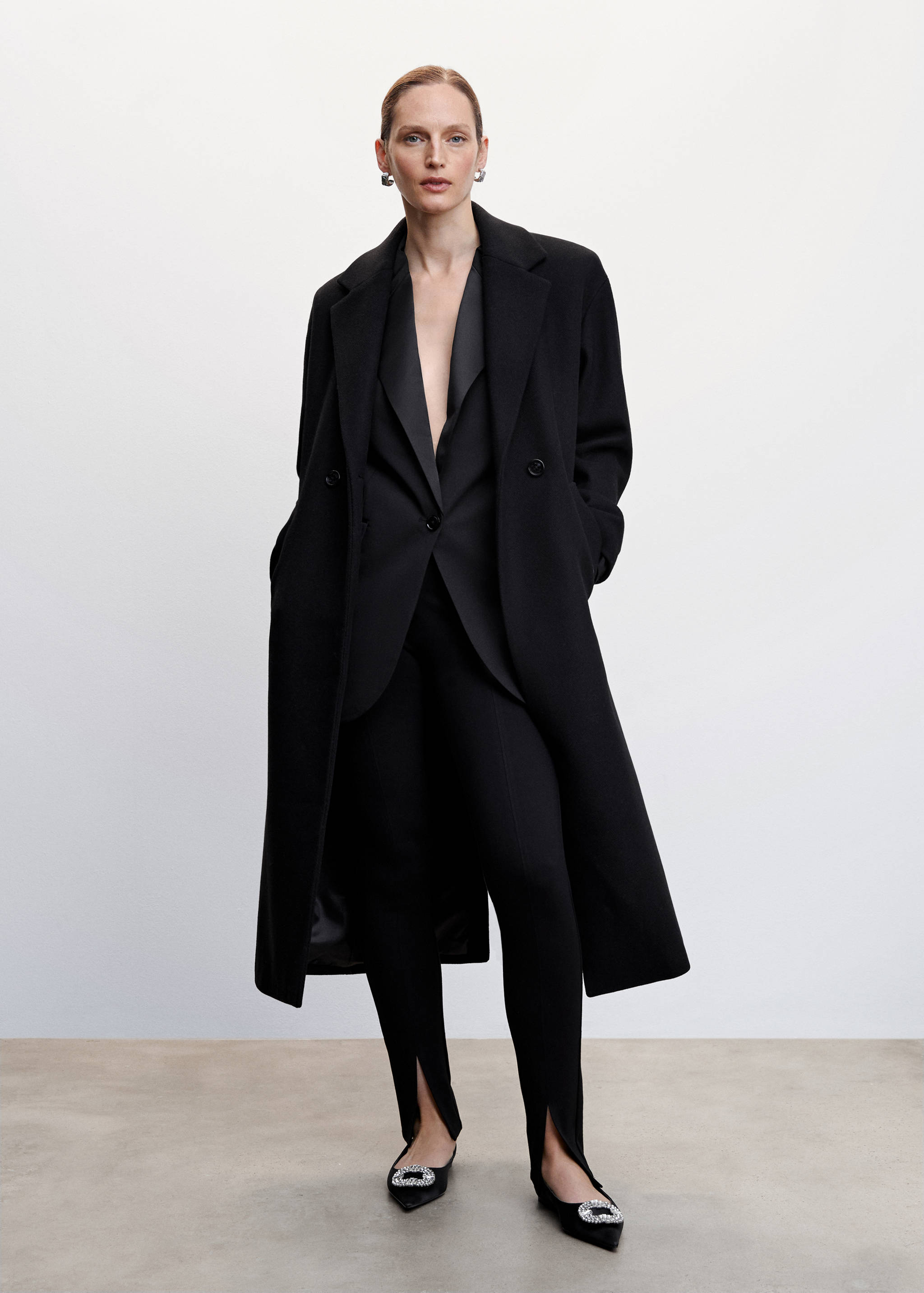 Slit hem leggings - General plane