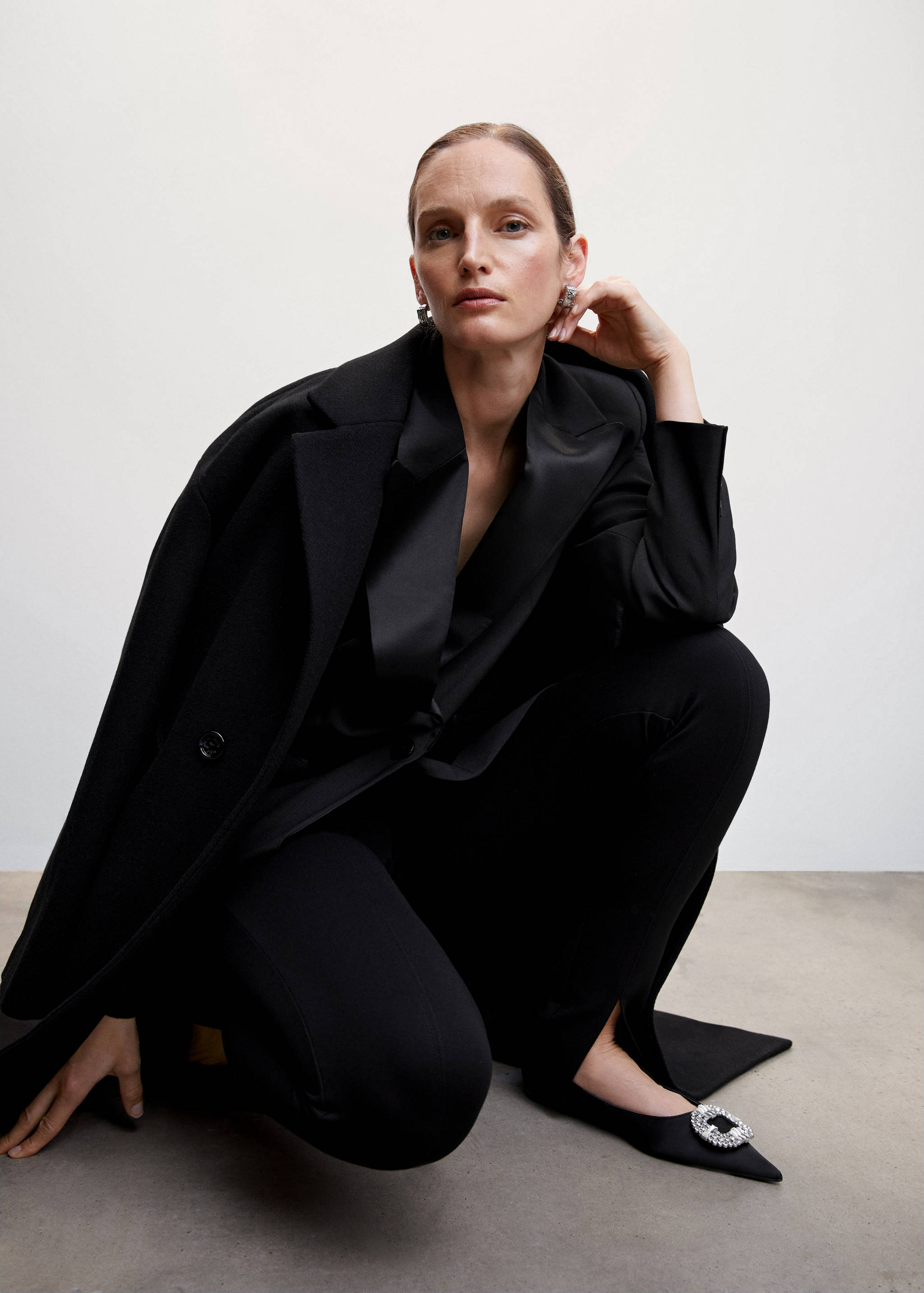 Slit hem leggings - Details of the article 1