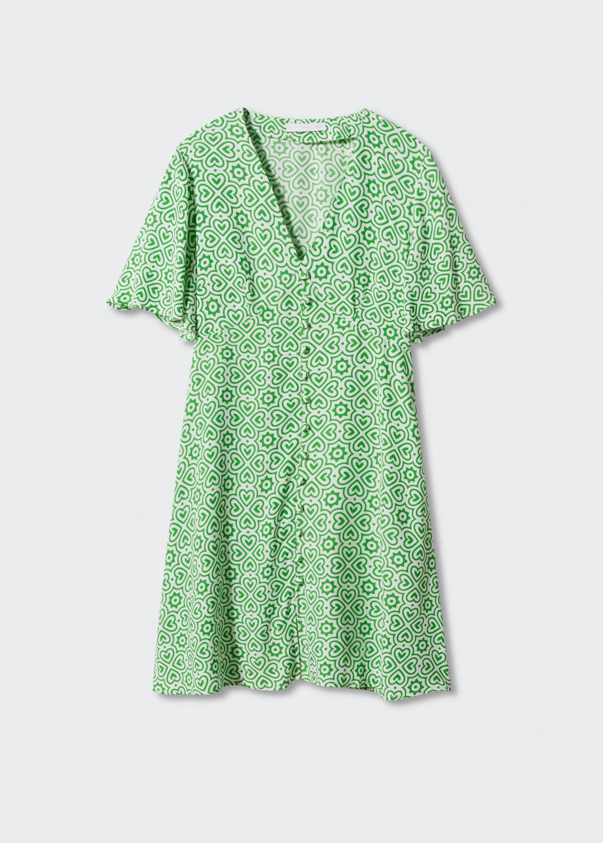 Vestido estampado botones - Artículo sin modelo