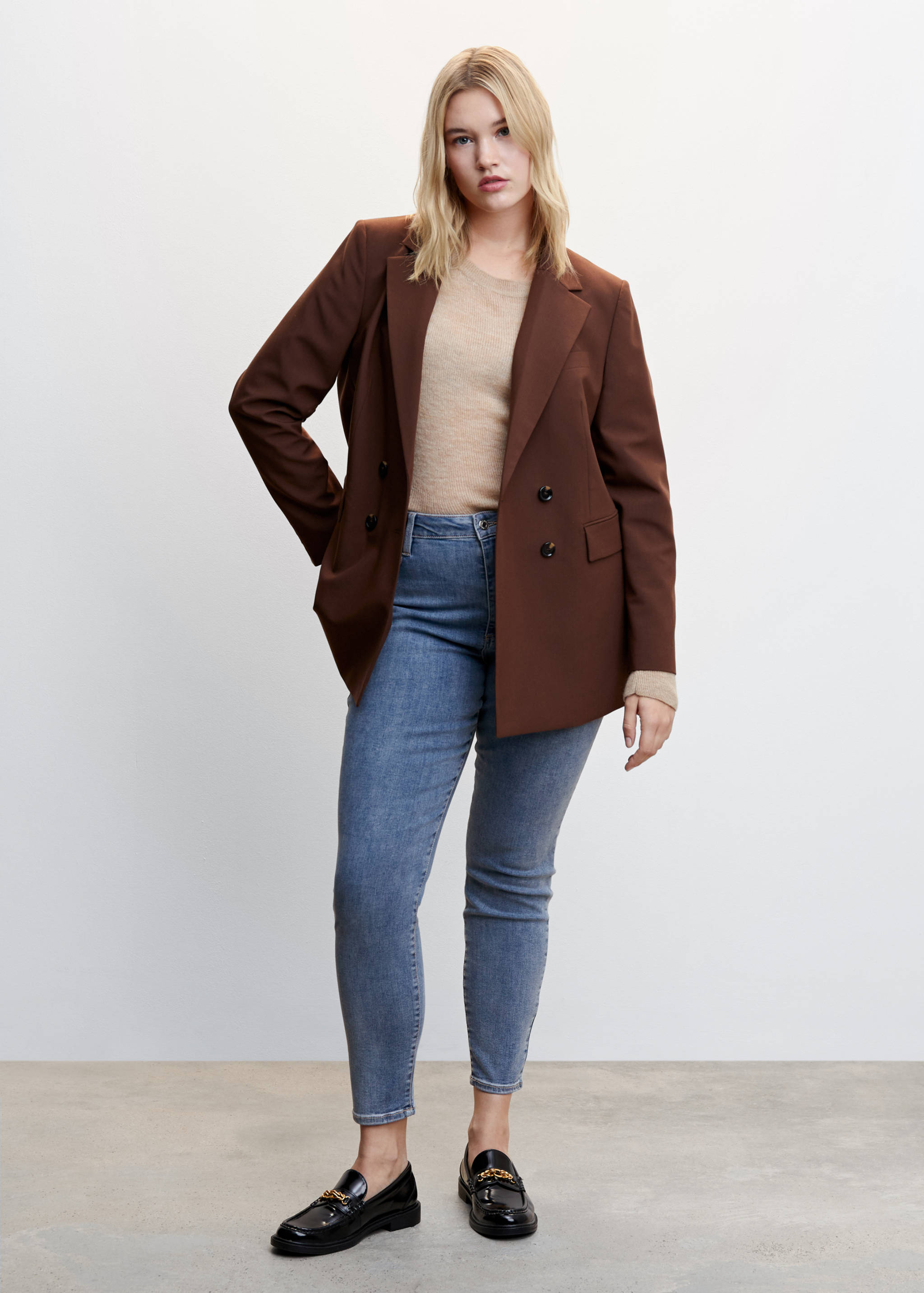 High-rise skinny jeans - Details of the article 3