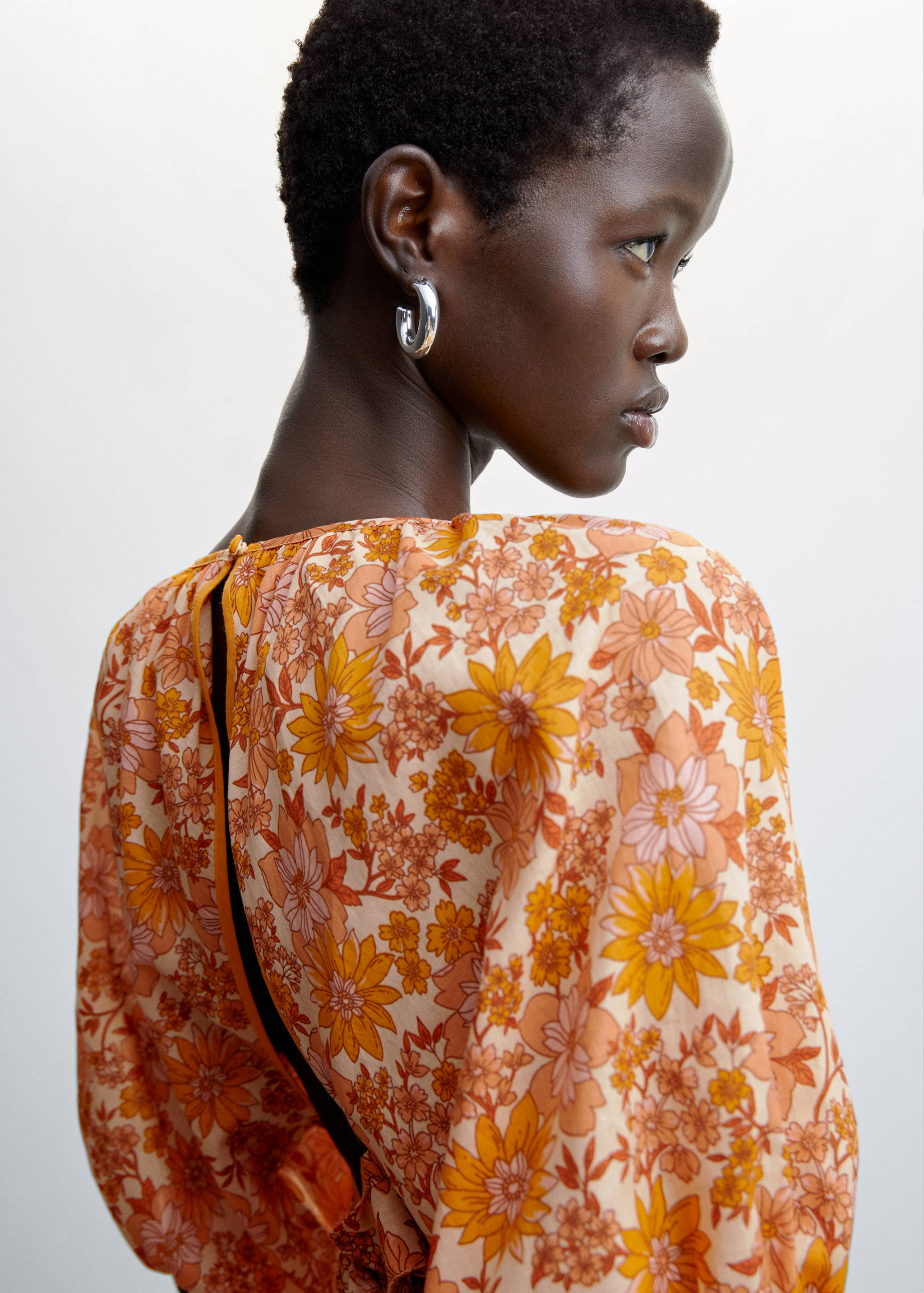 Floral print dress - Details of the article 1