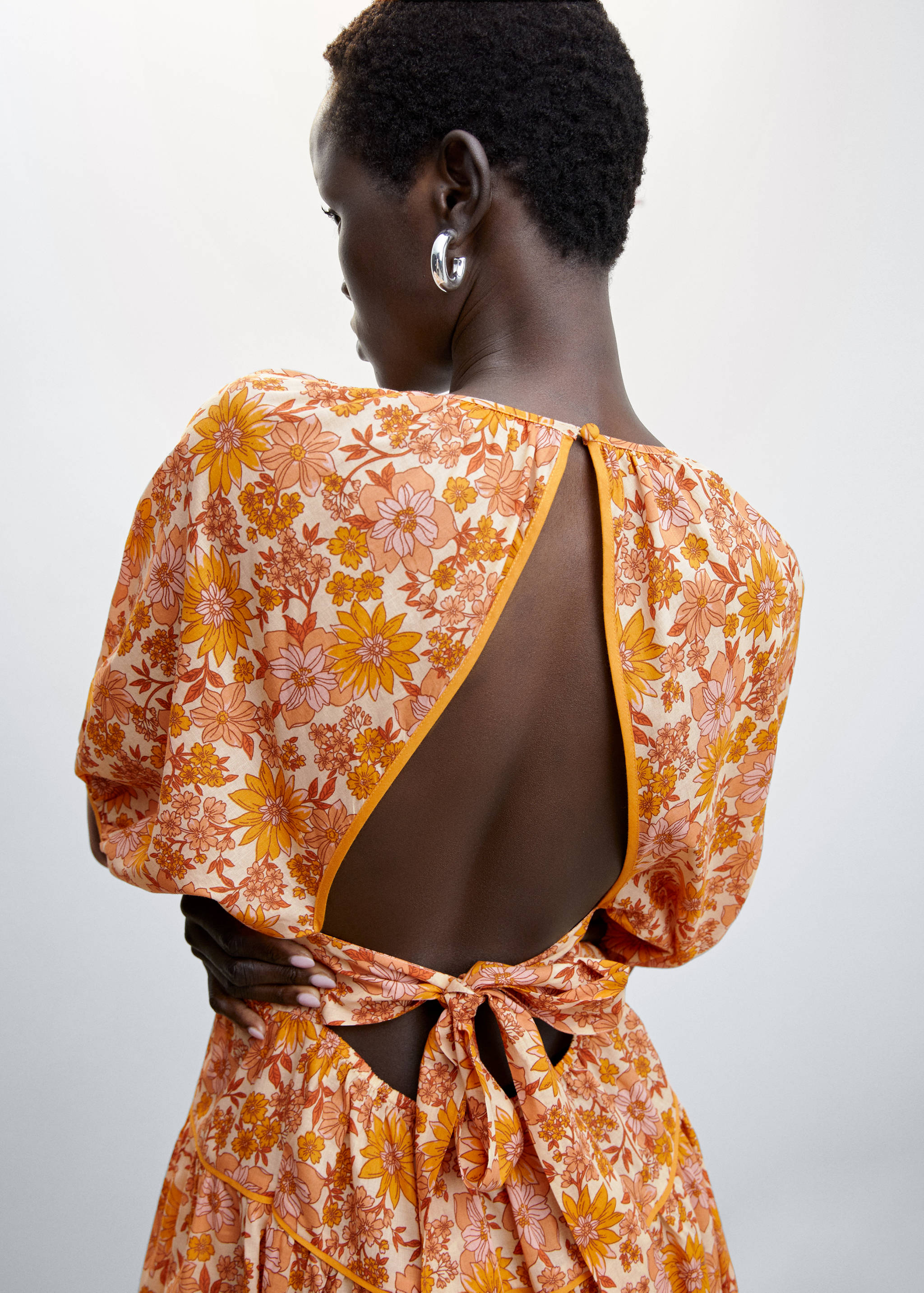 Floral print dress - Details of the article 2