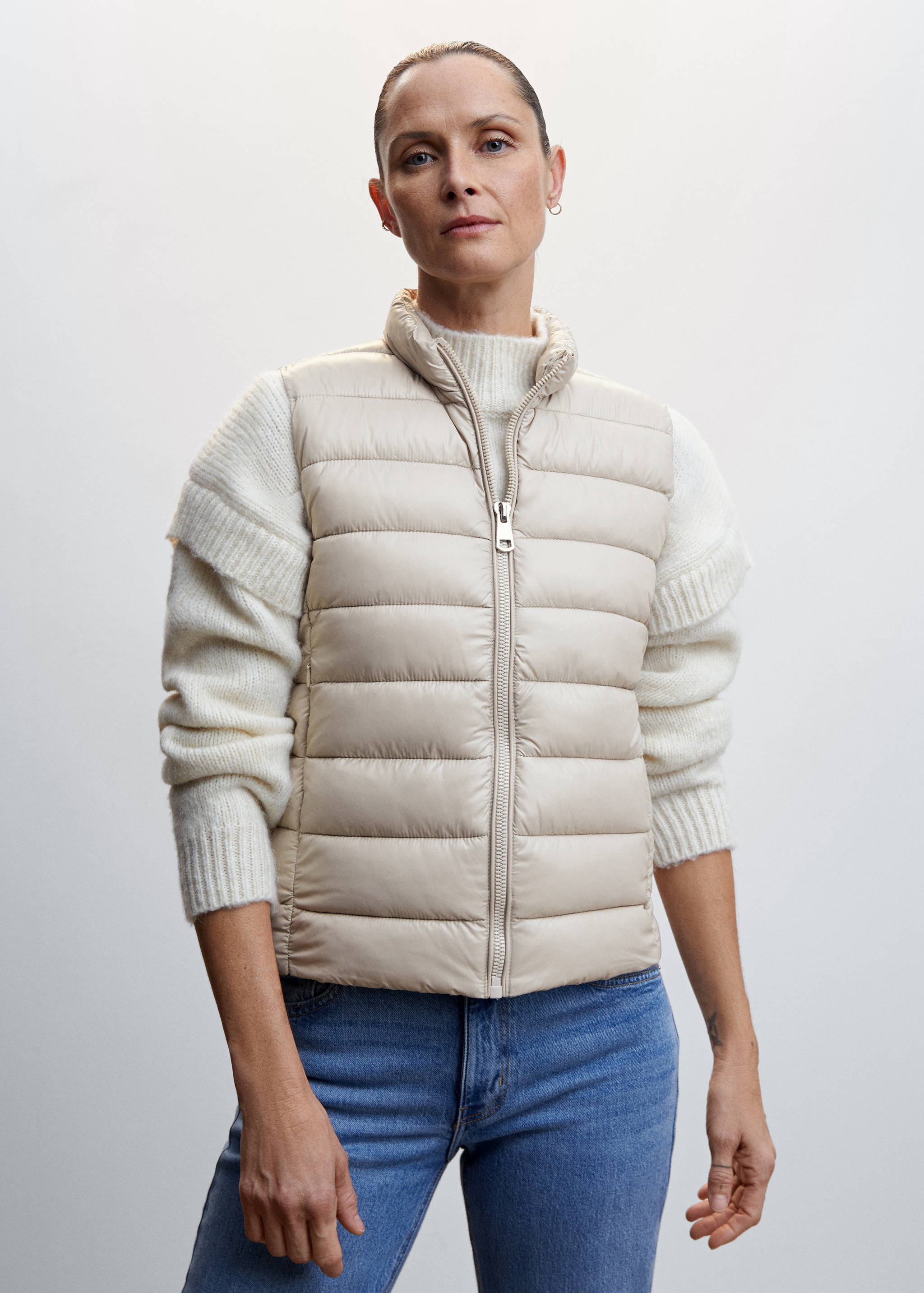 Ultra-light quilted gilet - Medium plane